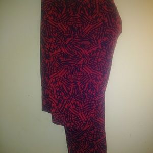 LuLaRoe Leggings OS pink and purple